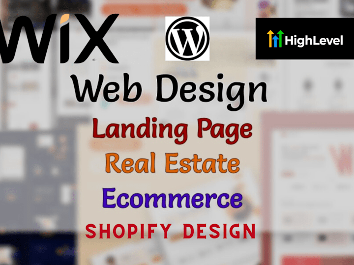 Cover image for You will get Web Design for your Business ( Real Estate,Fashion)