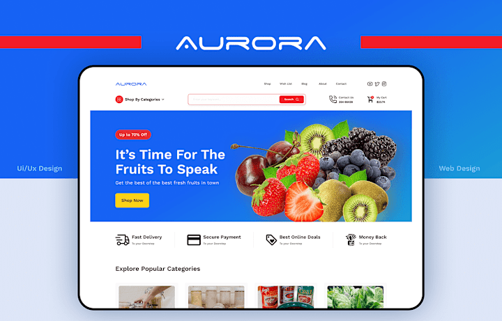 Cover image for Aurora - Ecommerce Web Design