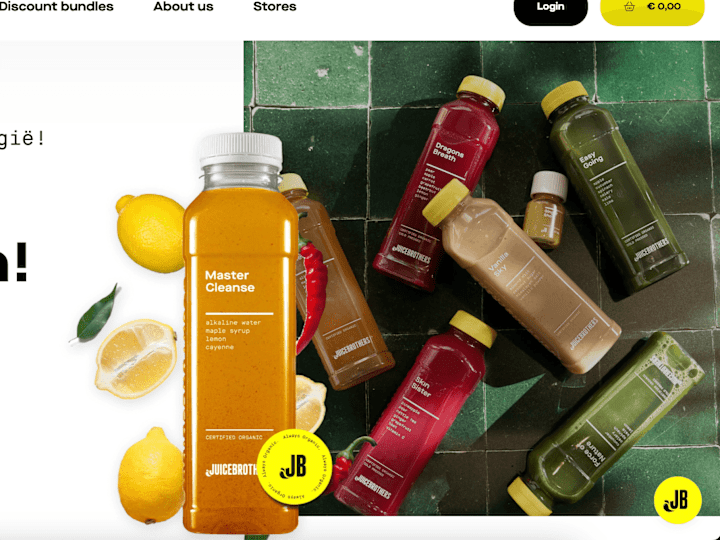 Cover image for Website Design & Branding for Cold-Pressed Juice Brand