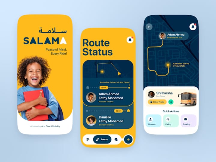 Cover image for Salama Parent App / Abu Dhabi, UAE