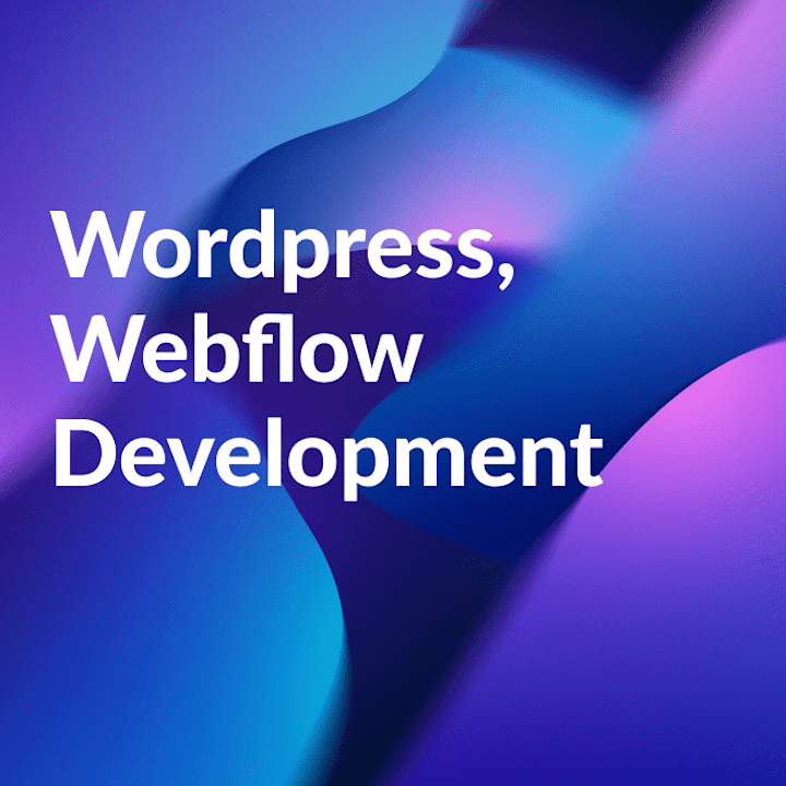 Cover image for 👨‍💻 Webflow, Wordpress, Website Development