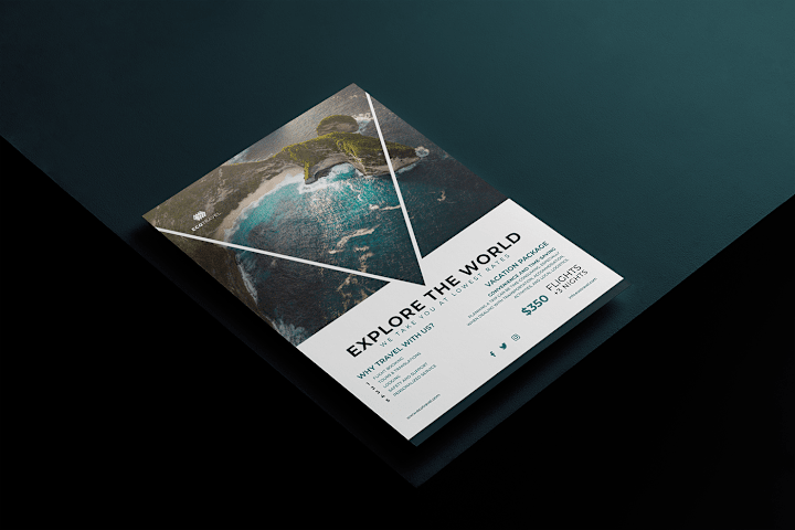 Cover image for Travel Flyer Design: Behance