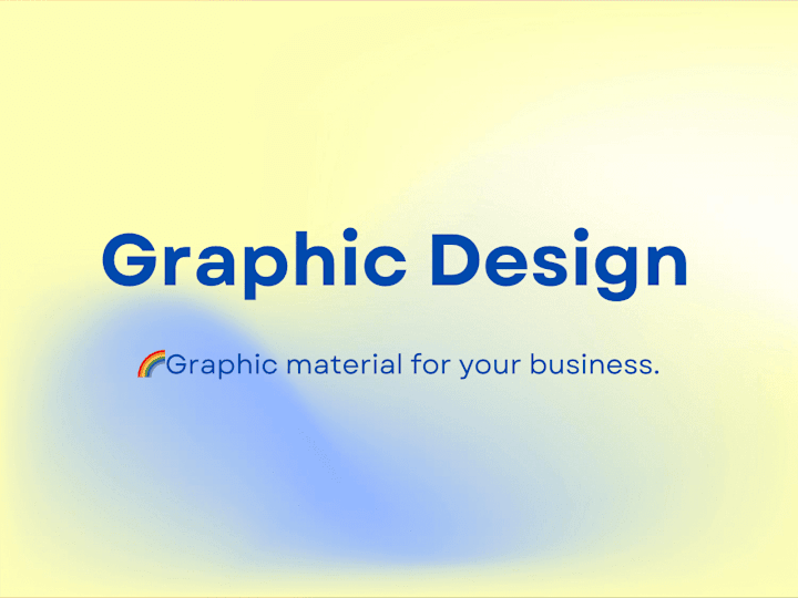 Cover image for Graphic Desing for your business