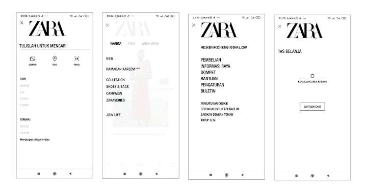 Cover image for Redesign Zara app ( user flow — wireframe part two)