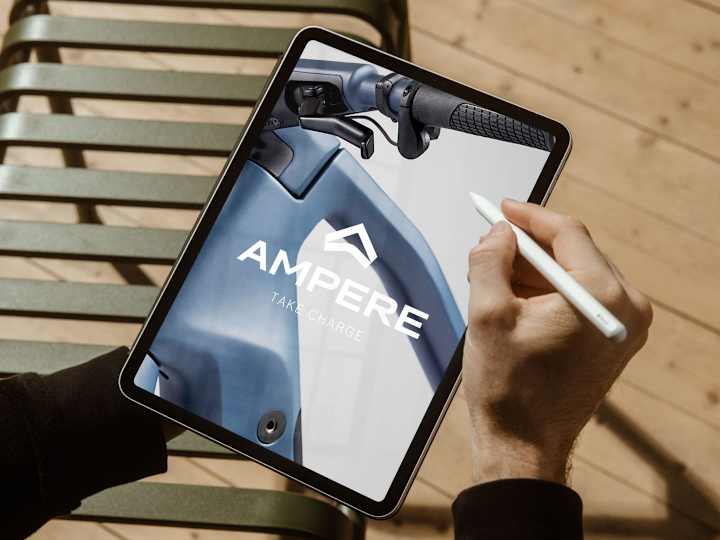 Cover image for Ampere Vehicles Brand Identity Design