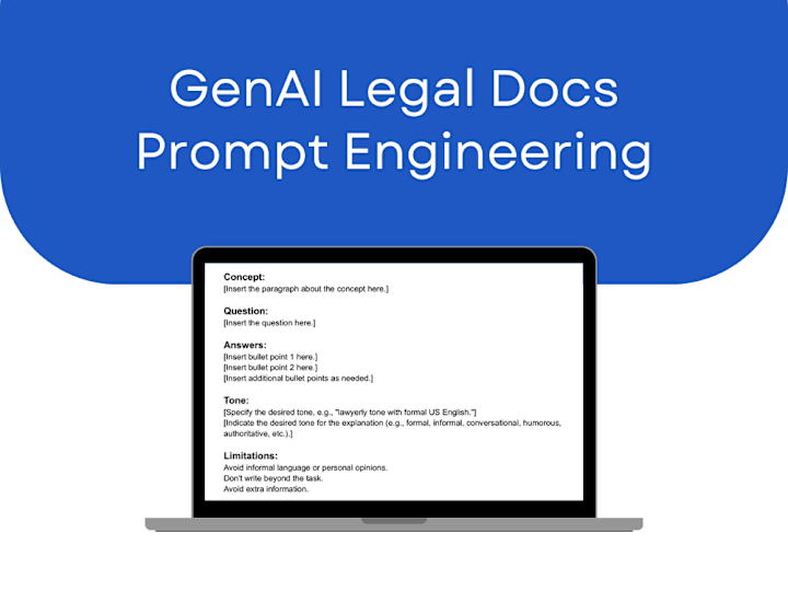 Cover image for GenAI Legal Docs Prompt Engineering