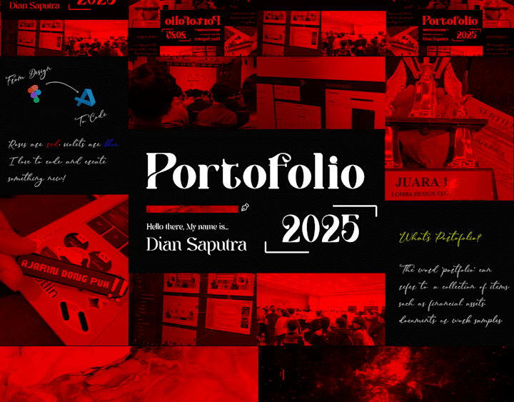 Cover image for Portofolio 2025 - UI/UX Designer, Software Engineer