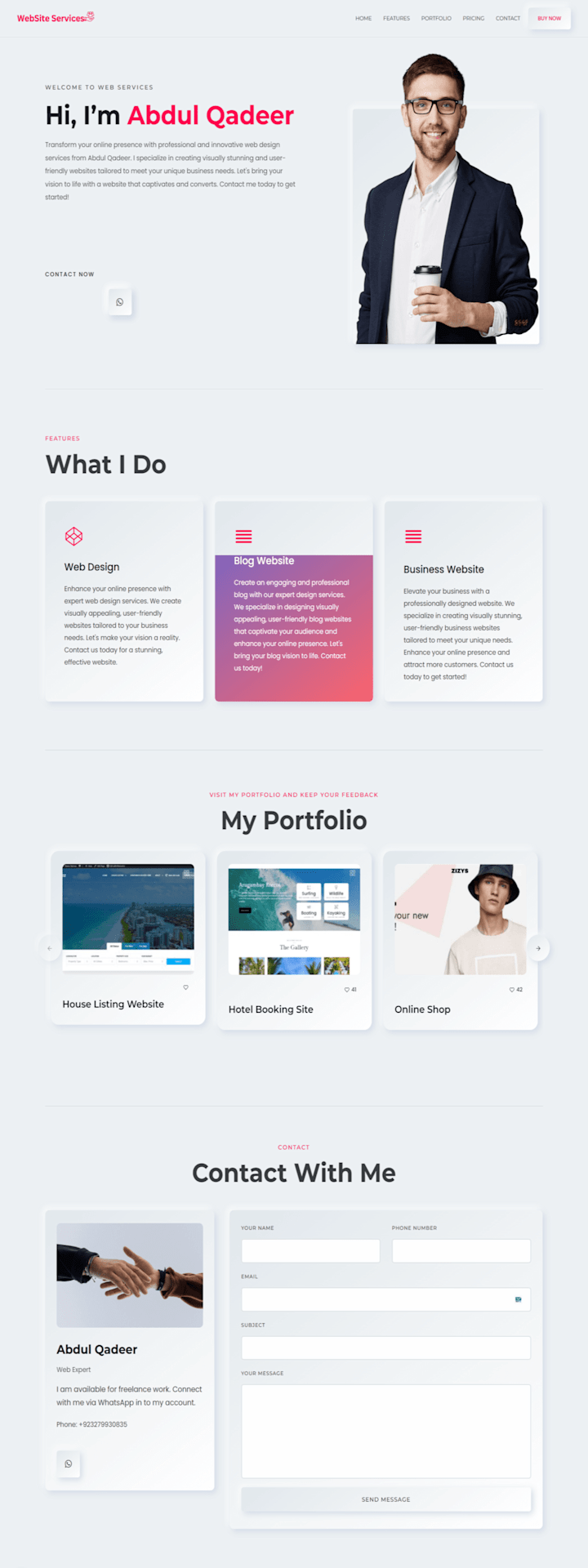 Cover image for Personal Portfolio Website Design Showcase Your Skills