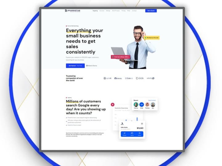 Cover image for Landing Page of Business