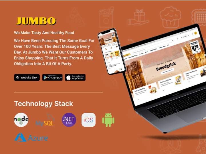 Cover image for Faster Shopping app JUMBO