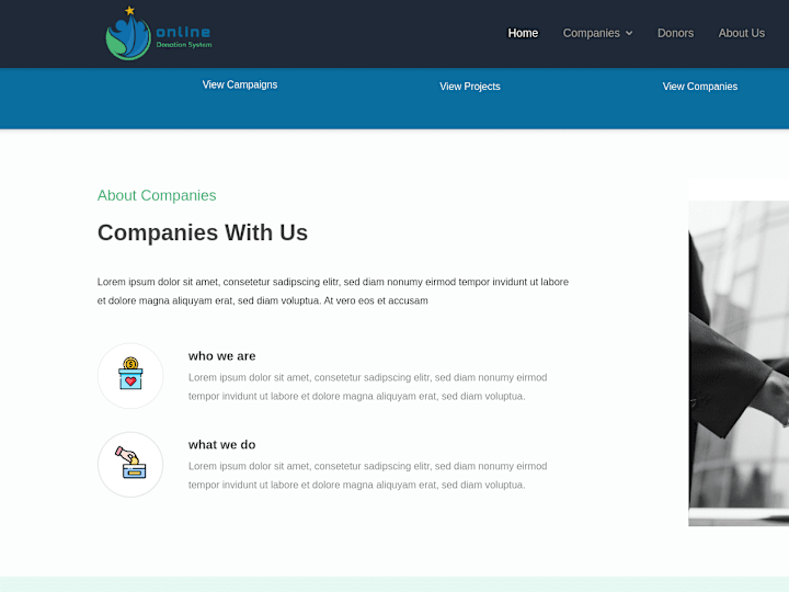 Cover image for Online Donation System