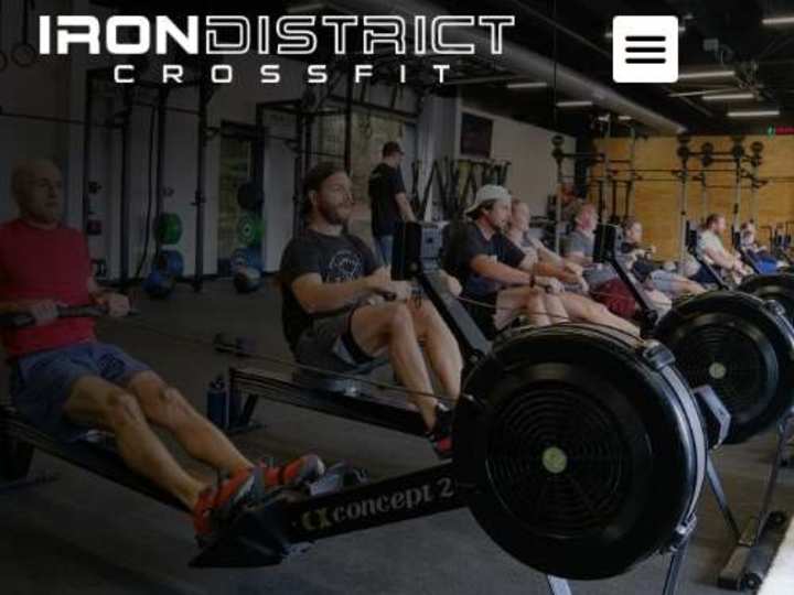 Cover image for Iron District Crossfit - Web Redesign