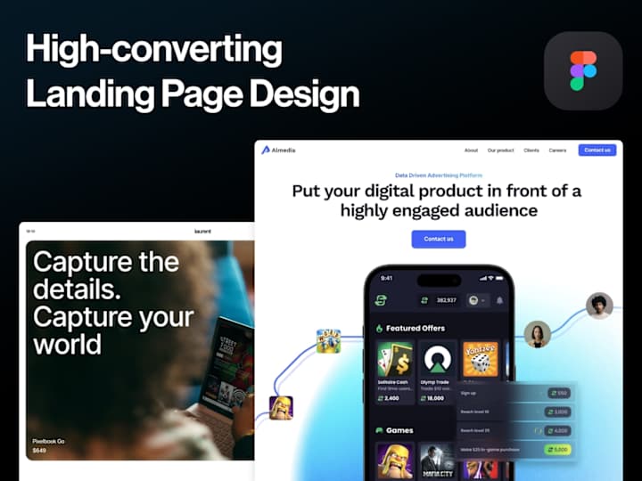 Cover image for High-converting Landing Page Design