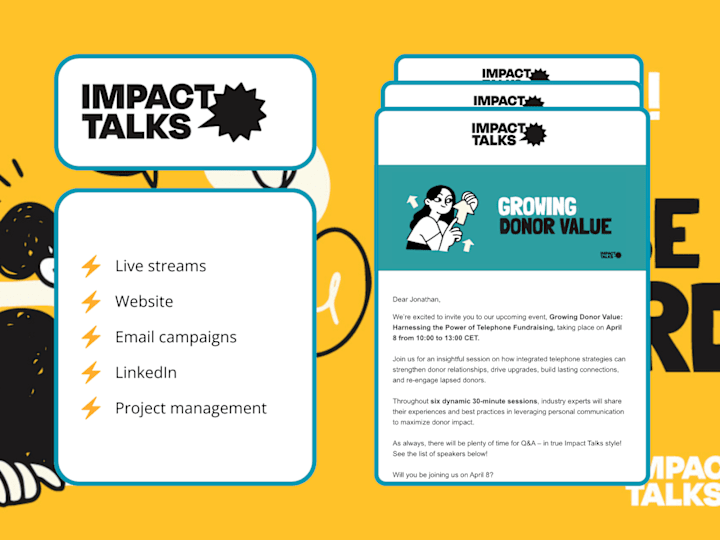 Cover image for Online impact for telephone fundraisers