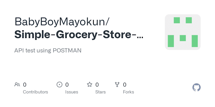 Cover image for BabyBoyMayokun/Simple-Grocery-Store-API-test