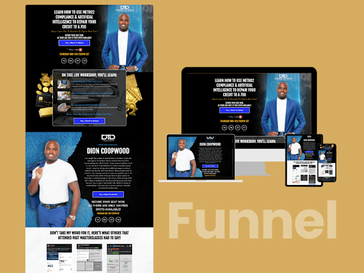 Cover image for Clickfunnel Landing Page Design and Appointment Booking