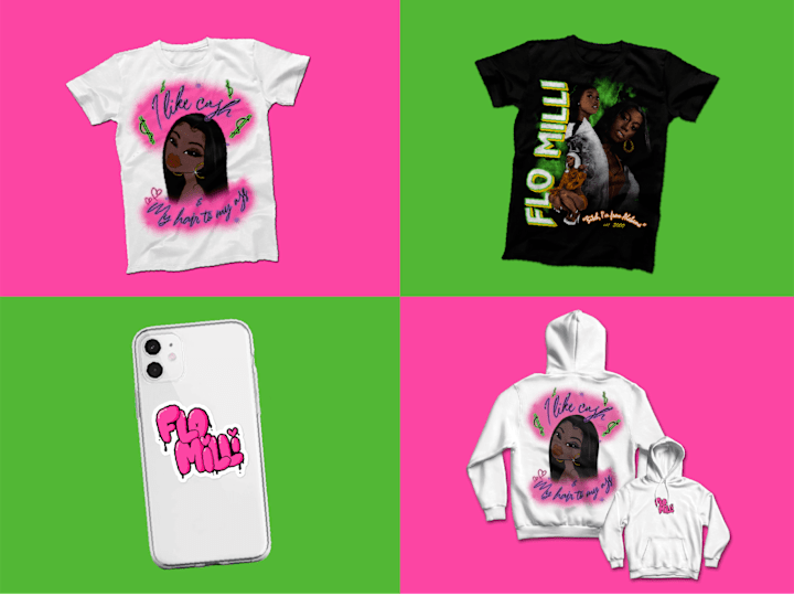 Cover image for Flo Milli Merch Design