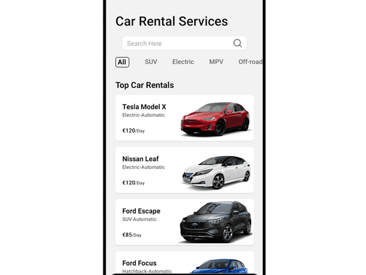 Cover image for Swift Wheel Car Rental App
