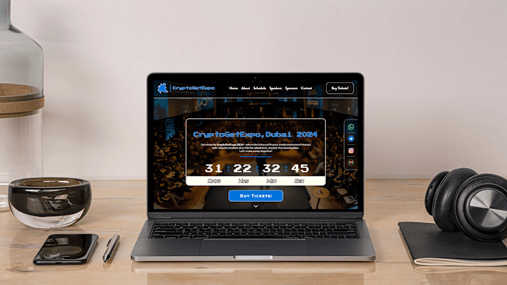 Cover image for Crypto Event Landing Page: CryptoGetExpo. 