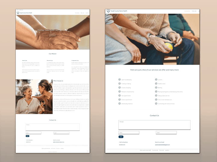 Cover image for Home Care Website