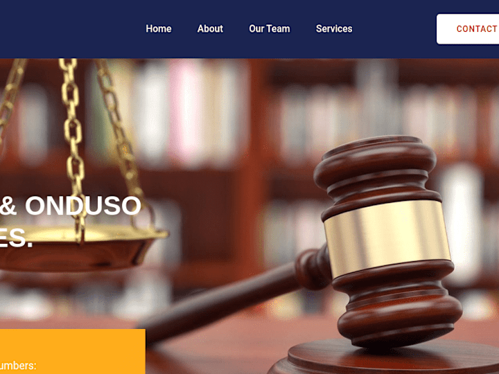 Cover image for Law Advocates website