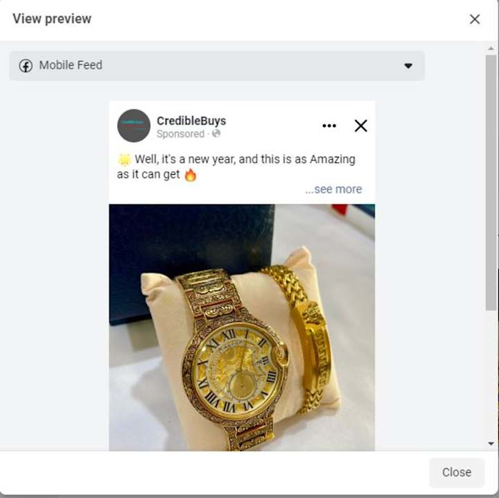 Cover image for Facebook ads Gig For Crediblebuys