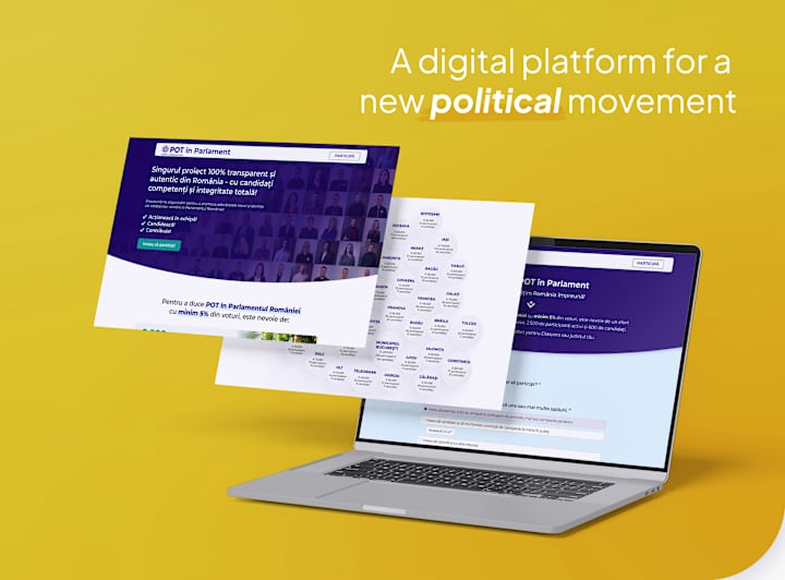 Cover image for POT - Partidul Oamenilor Tineri | UI Design