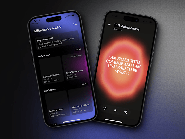 Cover image for 11:11 Affirmations — Audio & Text Affirmations App