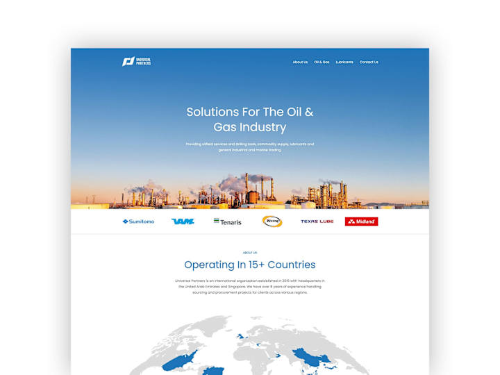 Cover image for Industrial Holding Company Website