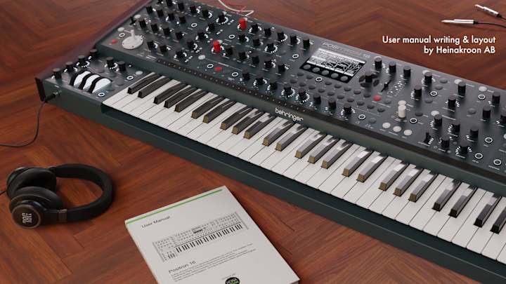 Cover image for Positron 16 Synthesizer User Manual Creation