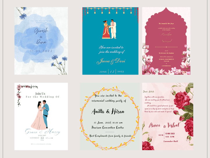 Cover image for I will design invitation cards for all occasions
