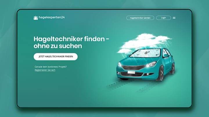 Cover image for Hangel Techniker - Hail Damage Repair Web UI/UX Design