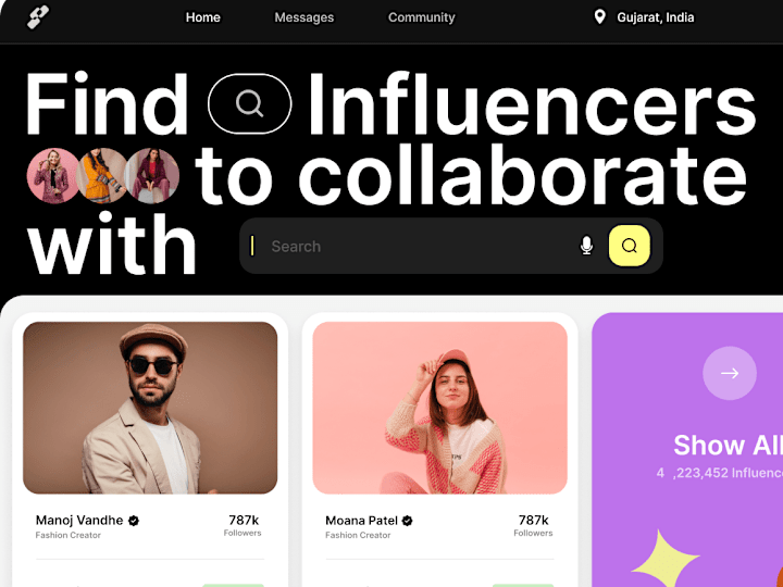 Cover image for Influencer Collaboration Platform Design