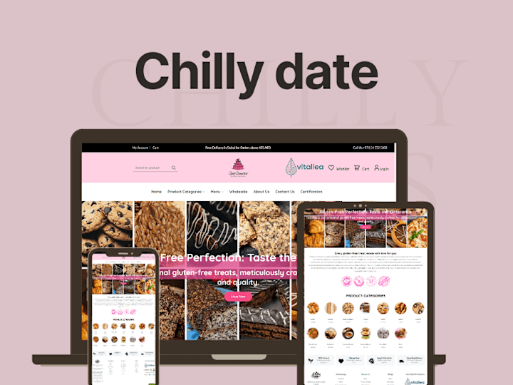 Cover image for Chilly Date Foods - Shopify Restaurant Website
