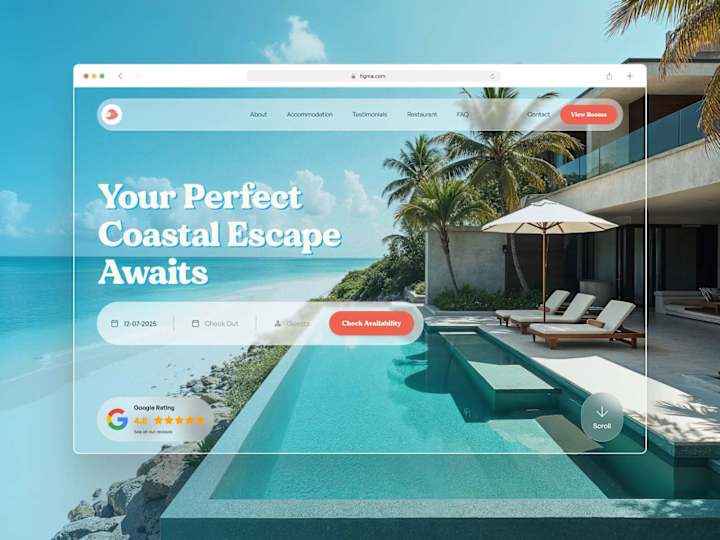 Cover image for Casa Solana Landing Page Design