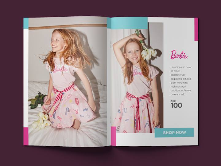 Cover image for Catalogue template design
