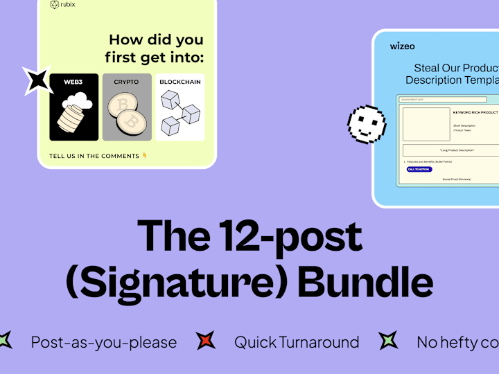 Cover image for The 12- Post Content Bundle 💅🏼