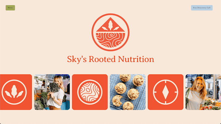 Cover image for Web Design for Sky's Rooted Nutrition