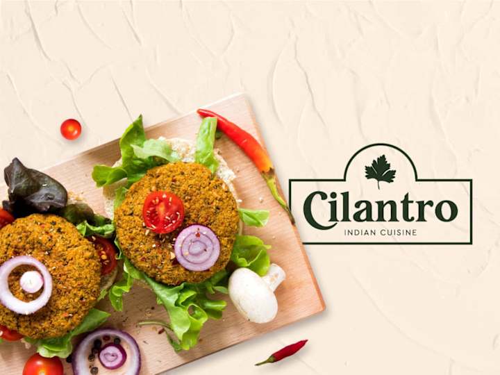 Cover image for Cilantro: Indian Cuisine • Branding