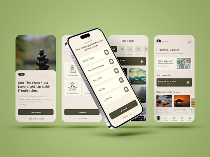 Cover image for Meditation App UI