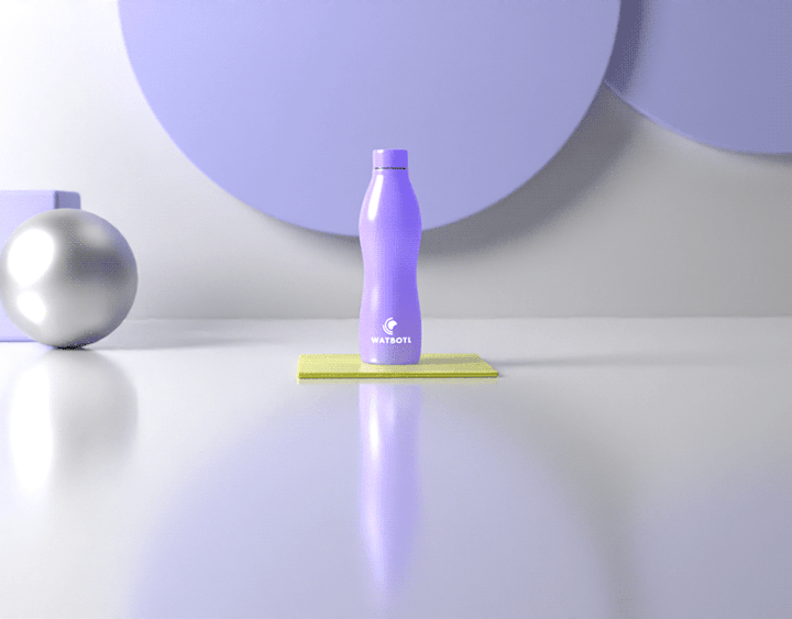 Cover image for WatBotl | 3D Product Animation | Concept Brand 