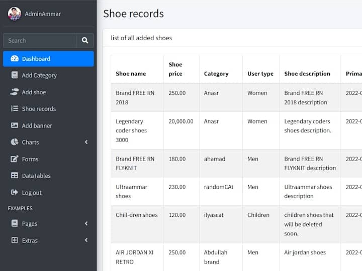 Cover image for Shoe Management System/E-commerce