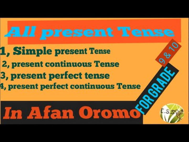 Cover image for English tense in afan oromo/Simple present tense in Oromo/ unqu…