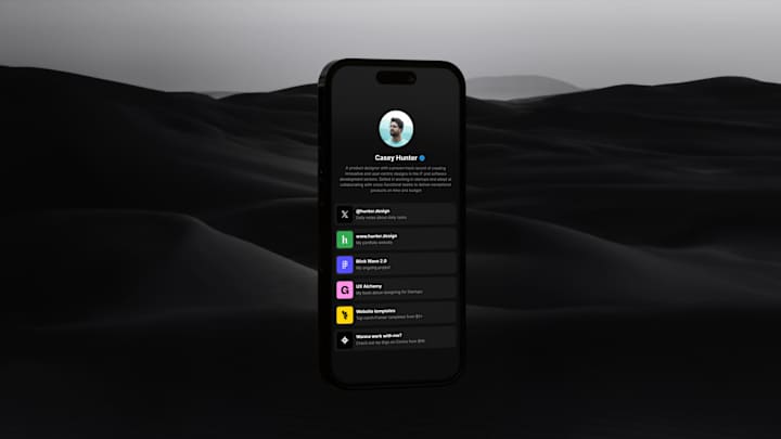 Cover image for Simplink—Link-in-bio template for Framer