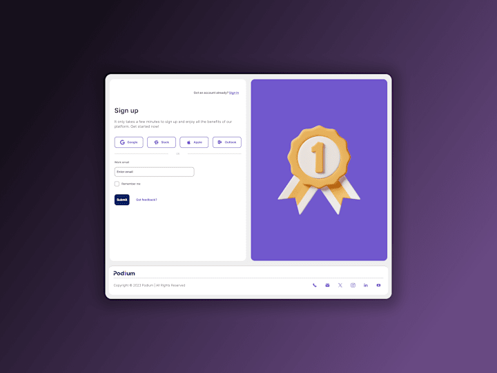 Cover image for UX/UI Design: AI powered Recognition & Rewards Solution