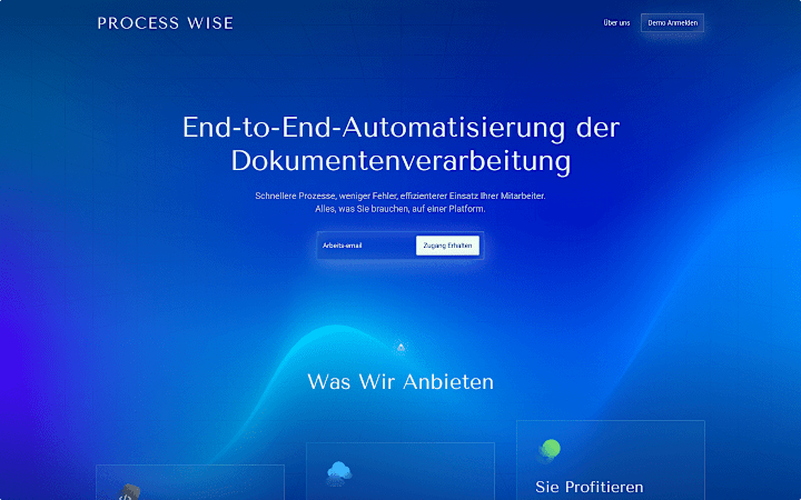 Cover image for Landing page: Processwise.de