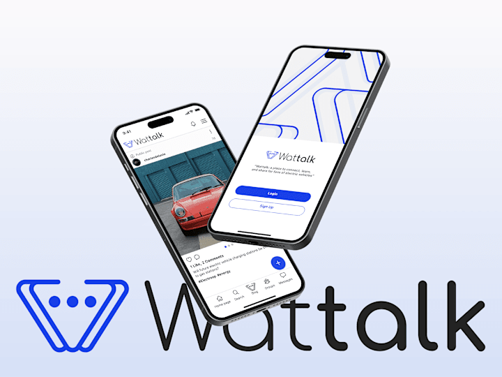 Cover image for Wattalk UI/UX Design 