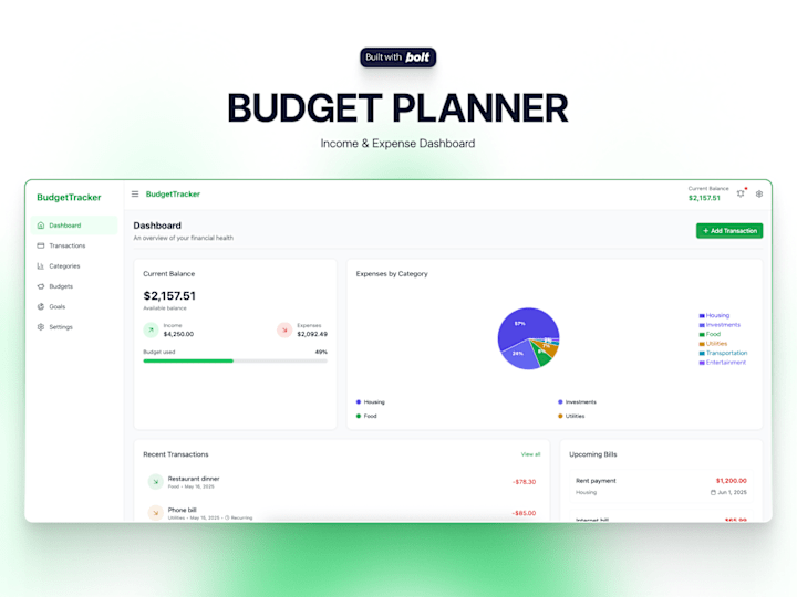 Cover image for Budget Tracker – Personal Finance Templates