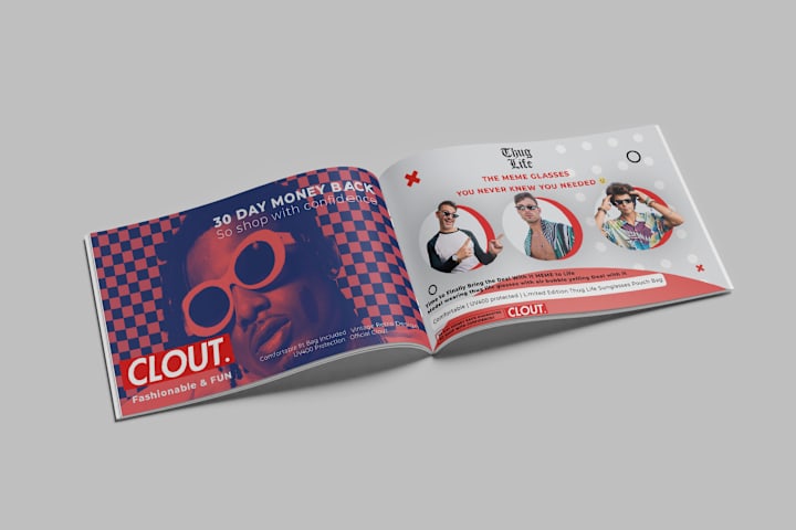 Cover image for Clout Wear Streetwear Brand Brochure Design