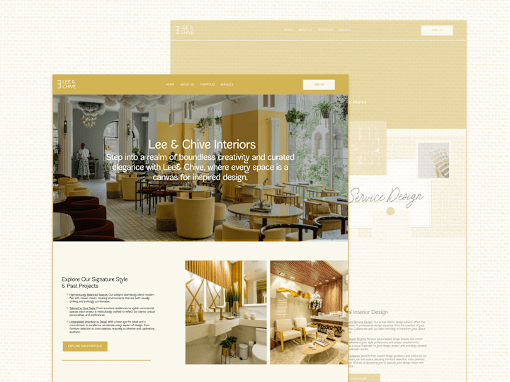 Cover image for Lee & Chive Logo and Website Design